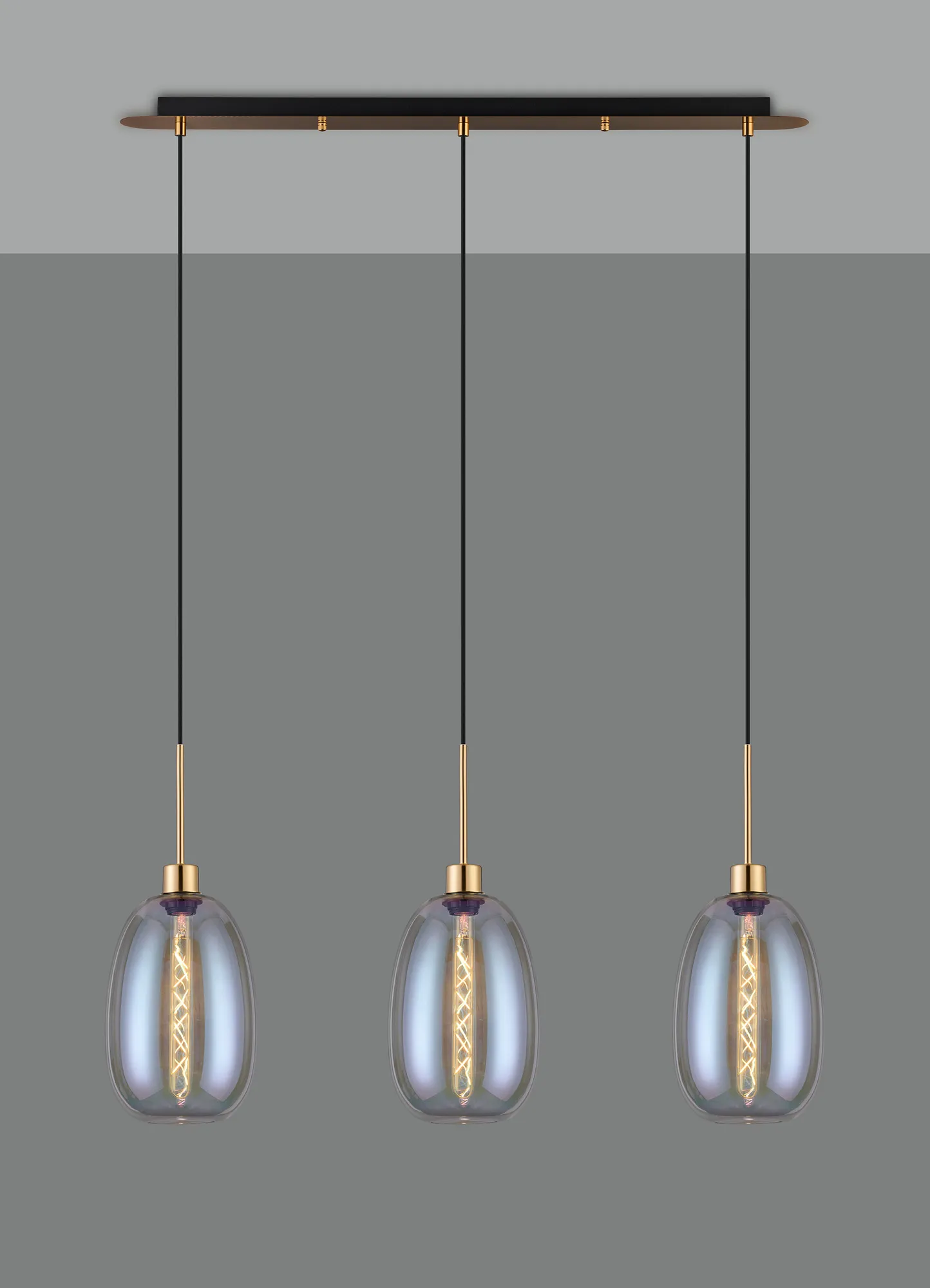 Lori Antique Gold Ceiling Lights Deco Linear Fittings